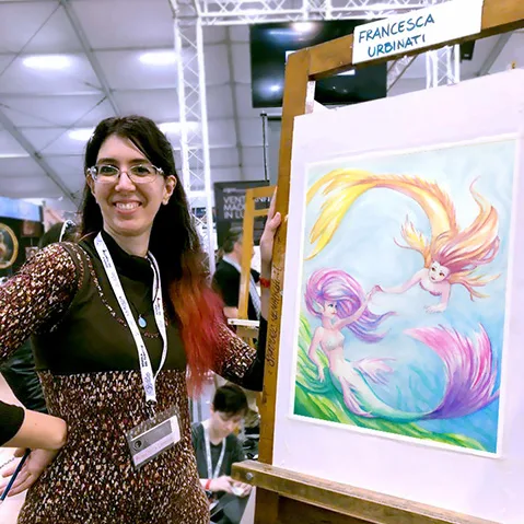 Francesca Urbinati — Fumettista e Illustratrice artista Eden Comics Pesaro